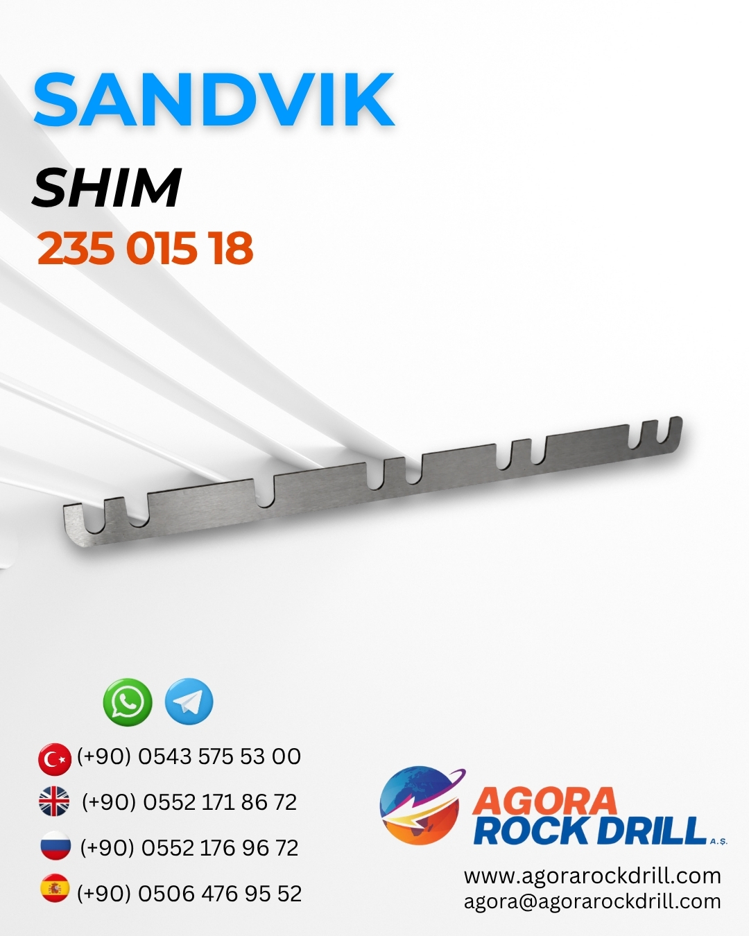 Sandvik - Shim - 235 015 18 - 23501518
