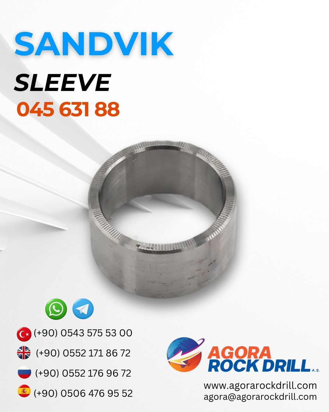 Sandvik - Sleeve - 045 631 88 - 04563188