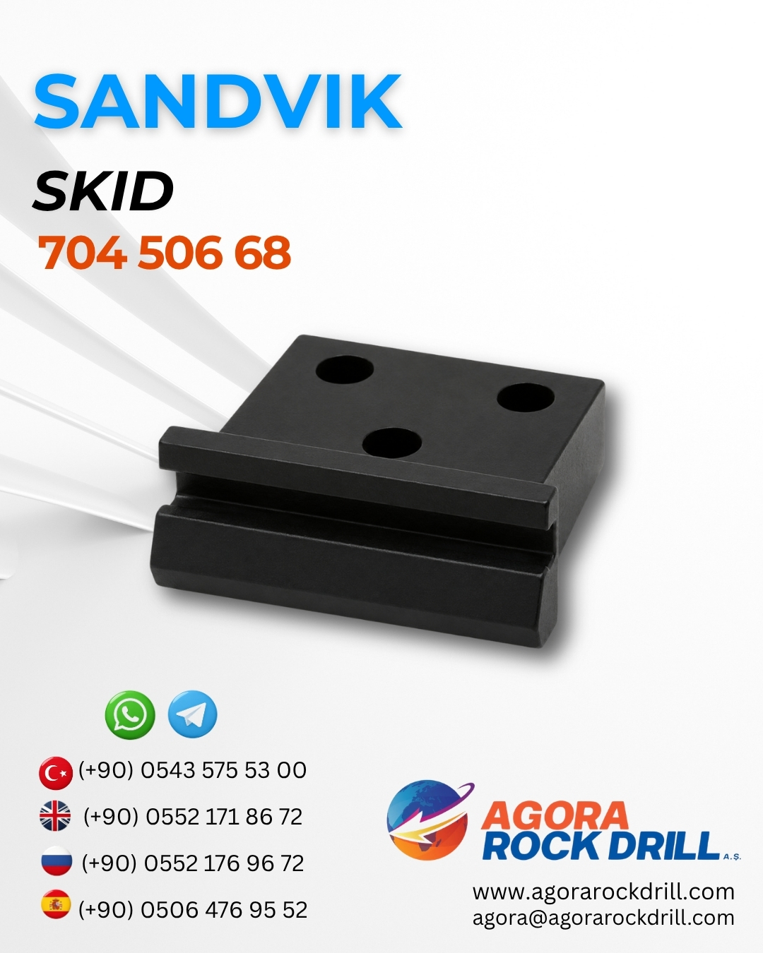 Sandvik - Skid - 704 506 68 - 70450668