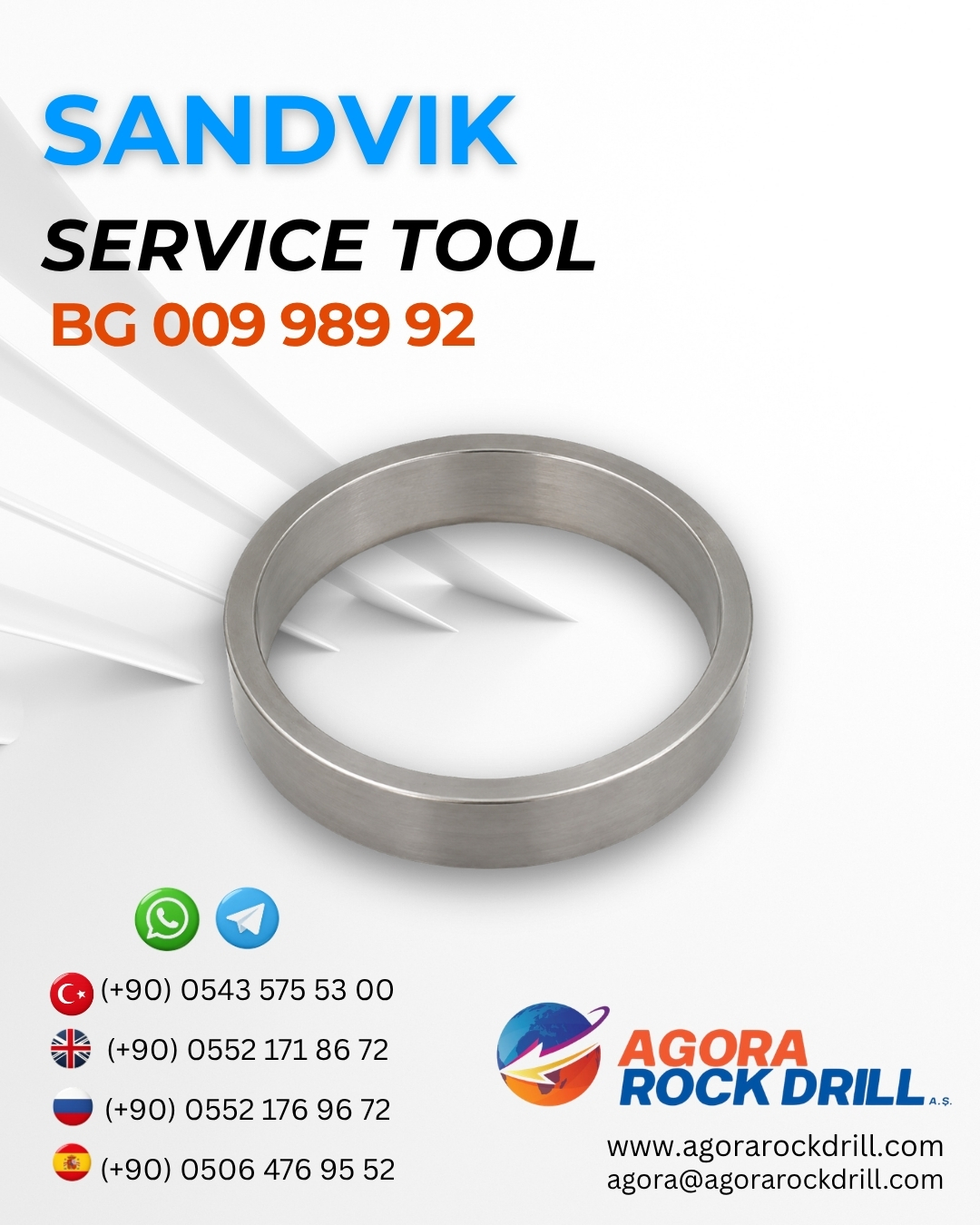 Sandvik - Service Tool - BG 009 989 92 - BG00998992