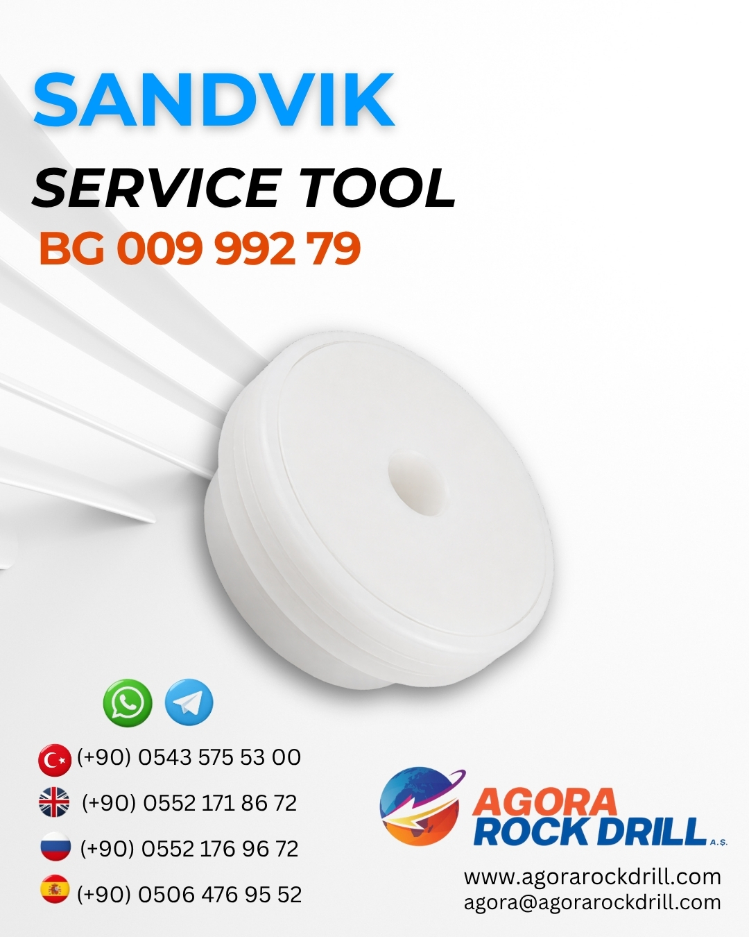 Sandvik - Service Tool - BG 009 992 79 - BG00999279