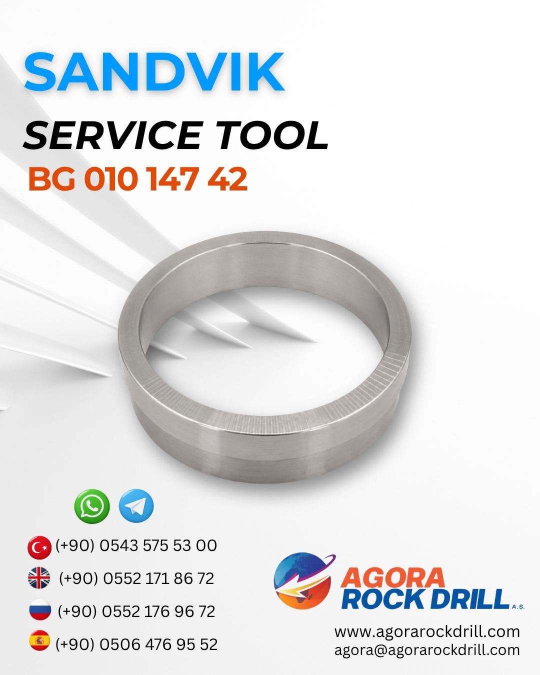 Sandvik - Service Tool - BG 010 147 42 - BG01014742