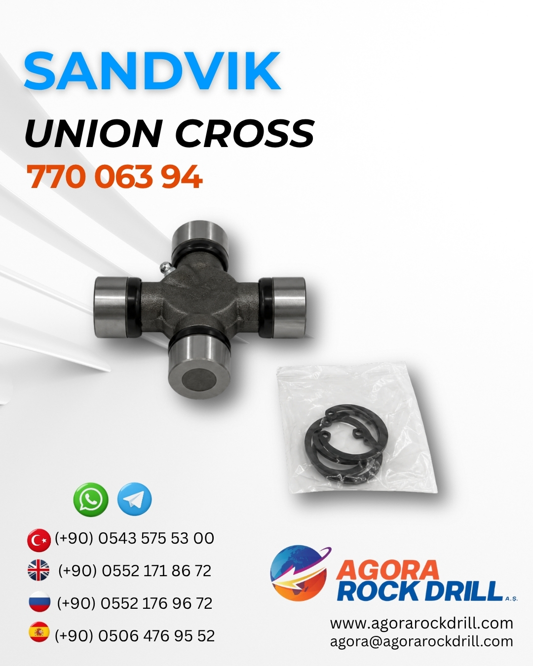 Sandvik - Unıon Cross - 770 063 94 - 77006394
