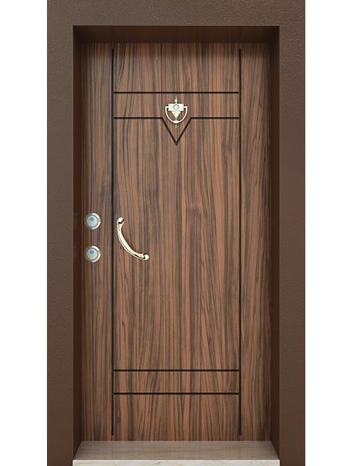 Kervan Walnut Steel Door