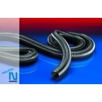 Wear-resistant suction and conveying hose
