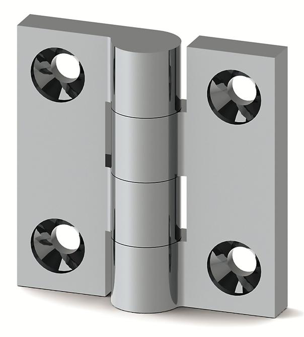 Paslanmaz Döküm Yaprak Menteşe 38x38x5 mm