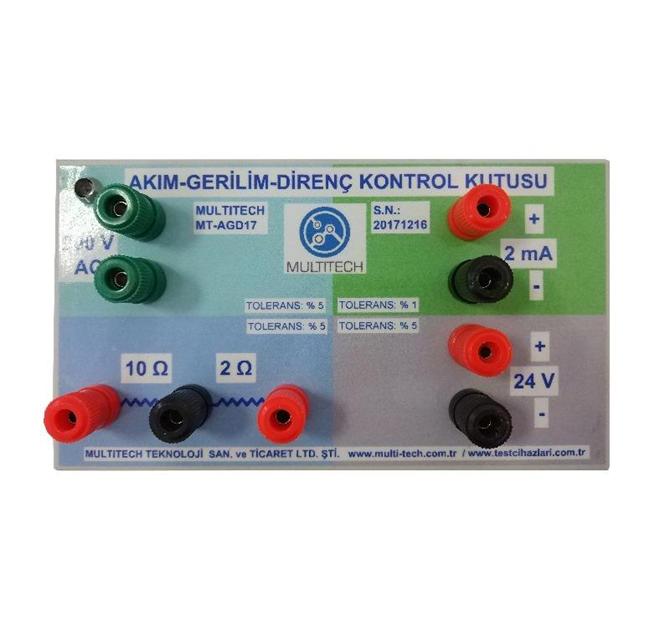 Akım - Gerilim - Direnç Doğrulama Kutusu