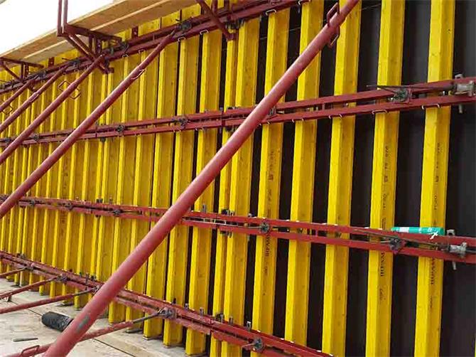 Ahşap Kirişli Perde-Kolon Kalıp