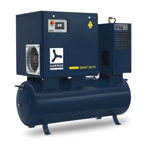 Elektrikli Küçük Kapasiteli Tank Üstü Vidalı Kompresör