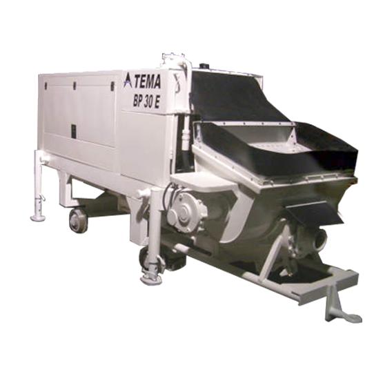 BP 35 E Stationary Concrete Pump