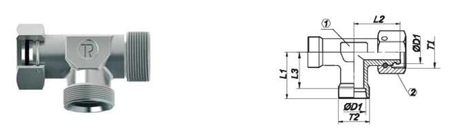 Pipe Connection Side Leg T