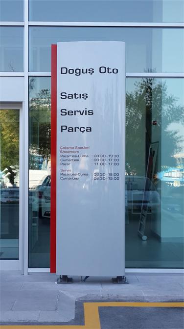 DOĞUŞ OTO SEAT TOTEM  UYGULAMA KONYA YOLU ANKARA