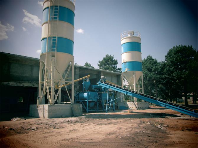 50 Ton Welded Cement Silo For Ready Mixed Concrete