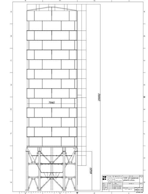 500-1000 Tons Cement Silo