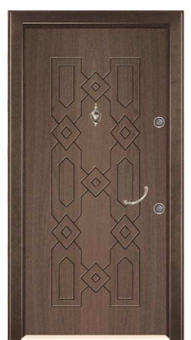 Ceviz Walnut Çelik Kapı