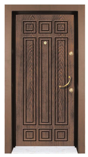 Ceviz Walnut Çelik Kapı