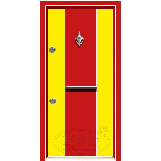 Taraftara Özel Tasarım Çelik Kapı