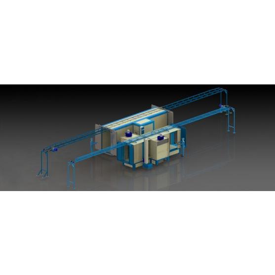 Üstten Konveyörlü Paletli Fırın