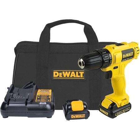 Dewalt DCD700C2 Çift Akülü Prof. Vidalama 10.8Volt/1.3Ah Li-ion