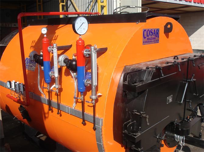 Sıvı Gaz Yakıtlı Buhar Kazanı