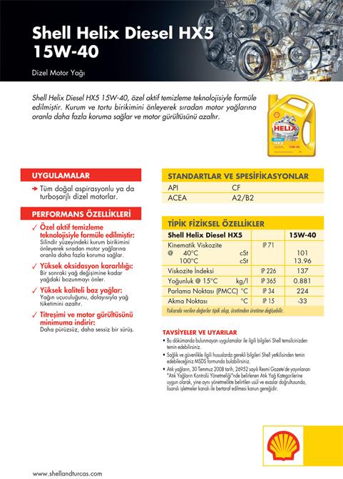 Shell Helix Diesel Motor Yağı