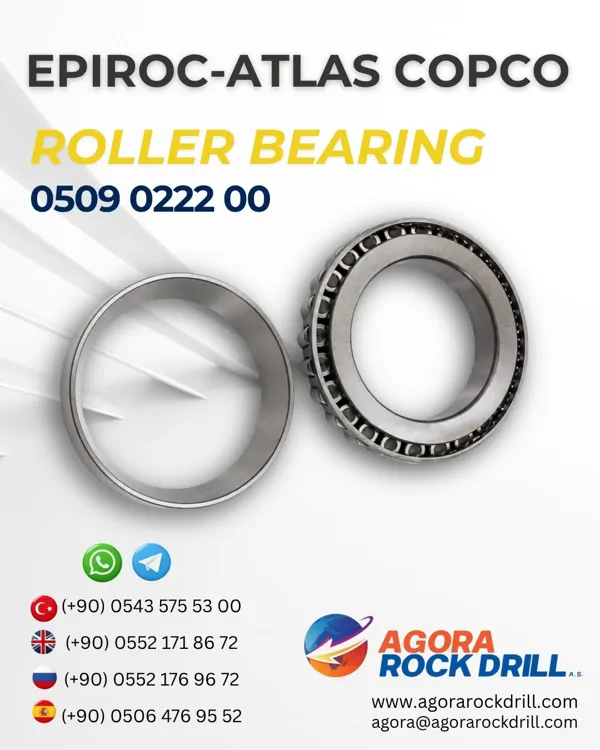Epiroc – Atlas Copco - Roller Bearing - 0509 0222 00 - 0509022200 - 0509-0222-00