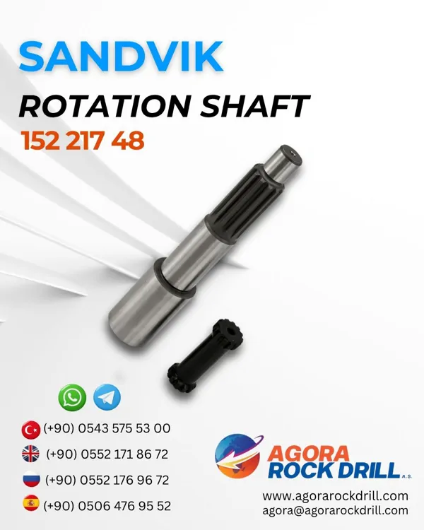 Sandvik - Rotation Shaft - 152 217 48 - 15221748