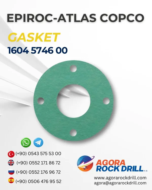 Epiroc – Atlas Copco - Gasket - 1604 5746 00 - 1604574600 - 1604-5746-00