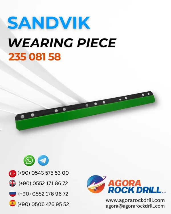 Sandvik - Wearing Piece - 235 081 58 - 23508158