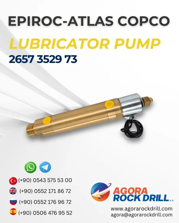 Epiroc – Atlas Copco - Lubricator Pump - 2657 3529 73 - 2657352973 - 2657-3529-73