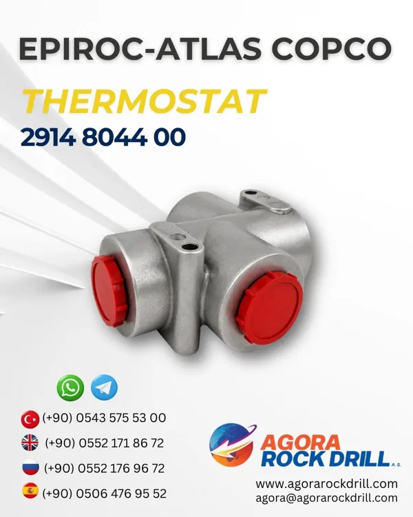 Epiroc – Atlas Copco - Thermostat - 2914 8044 00 - 2914804400 - 2914-8044-00