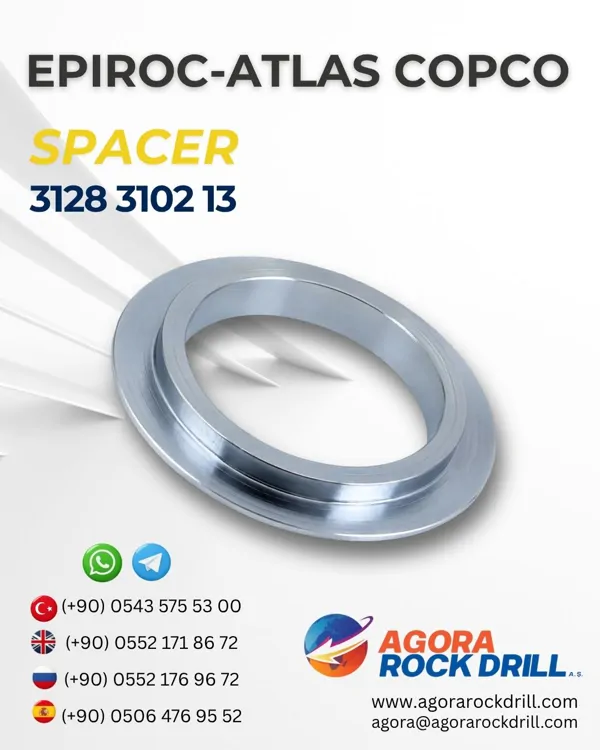 Epiroc – Atlas Copco - Spacer - 3128 3102 13 - 3128310213 - 3128-3102-13