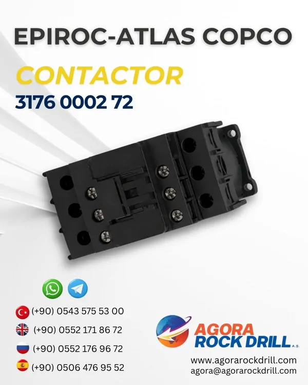 Epiroc – Atlas Copco - Contactor - 3176 0002 72 - 3176000272 - 3176-0002-72