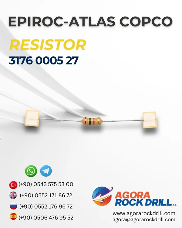 Epiroc – Atlas Copco - Resistor - 3176 0005 27 - 3176000527 - 3176-0005-27