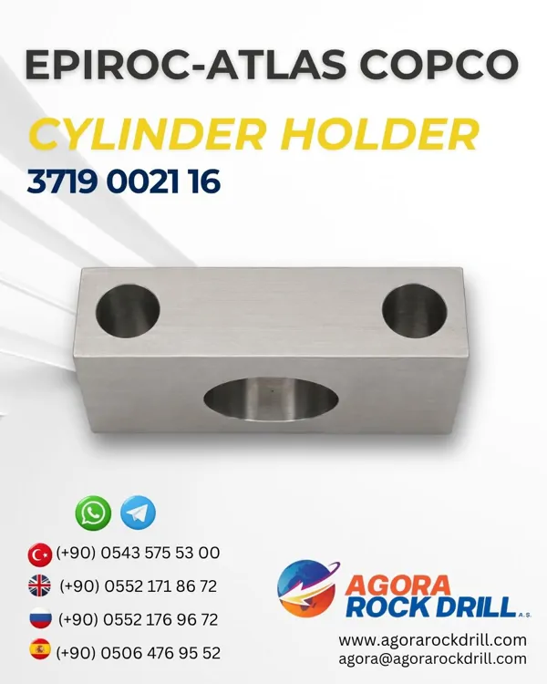 Epiroc – Atlas Copco - Cylinder Holder - 3719 0021 16 - 3719002116 - 3719-0021-16