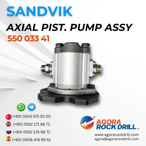 Sandvik - Axial Piston Pump Assy - 550 033 41 - 55003341