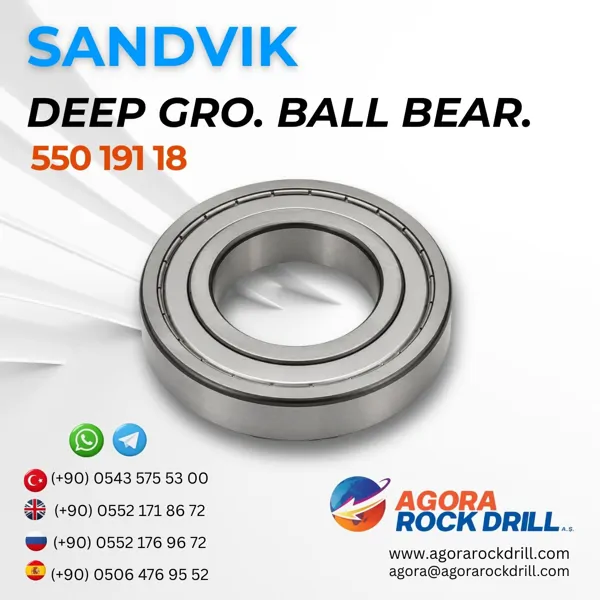 Sandvik - Deep Groove Ball Bearing - 550 191 18 - 55019118