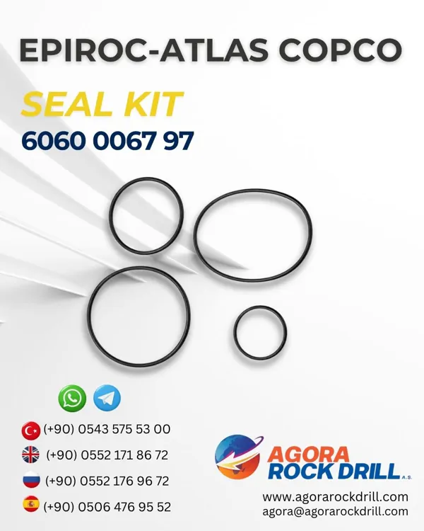 Epiroc – Atlas Copco - Seal Kit - 6060 0067 97 - 6060006797 - 6060-0067-97