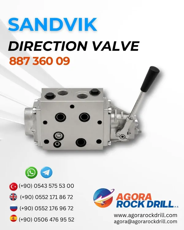 Sandvik - Direction Valve - 887 360 09 - 88736009