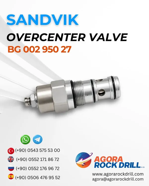 Sandvik - Overcenter Valve - BG 002 950 27 - BG00295027