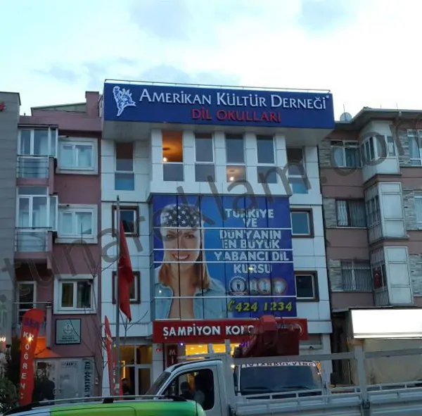 AMERİKAN KÜLTÜR CEPHE KAPLAMA VE TABELA İŞLERİ BAHÇELİEVLER ANKARA