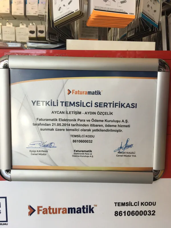 FATURAMATİK YETKİLİ ÖDEME KURULUŞU