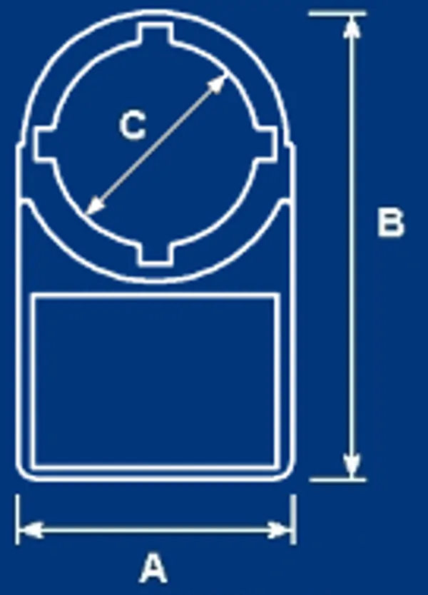 Q22mm BUTON ETİKETİ