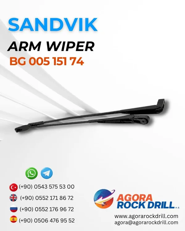Sandvik - Arm Wiper - BG 005 151 74 - BG00515174