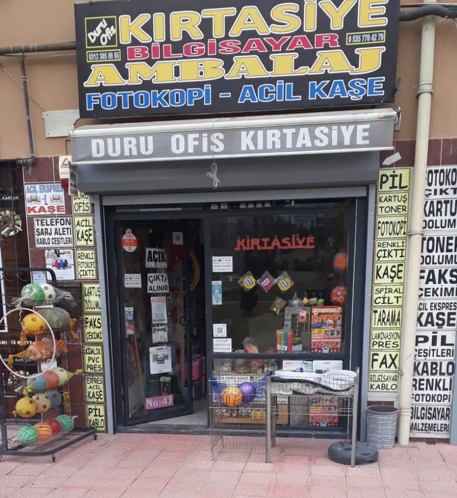 DURU OFİS KIRTASİYE BİLGİSAYAR AMABALAJ KAŞE KOPYALAMA TONER SPİRAL CİLT LAMİNASYON DİGİTAL ÇIKTI - Halil İbrahim Durusoy