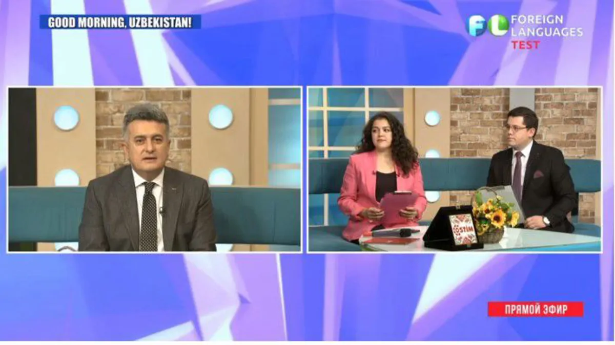 Adem Arıcı | Good Morning Program on Uzbekistan State Television