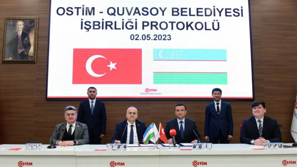New Agreement Signed in OSTİM-Uzbekistan Cooperation