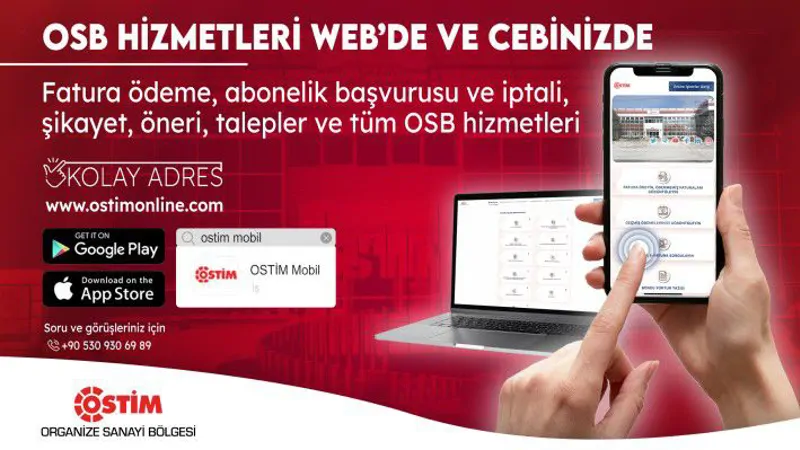 OSB Hizmetlerini Web ve Mobil’den Sunuyor