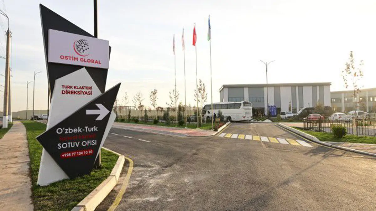 Uzbekistan's equivalent of OSTİM (a Turkish textile manufacturing hub) has opened.