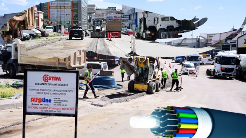 OSTİM’de Trafolar Arası Fiber Ağ Kuruluyor